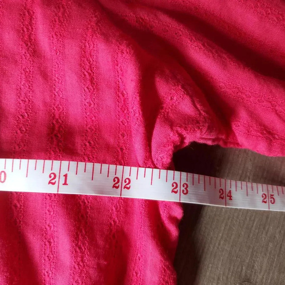 Beautiful Fuscia Cotton Kurti Tunic Sequin Embellished Women's Size XL 101cm - Picture 14 of 16